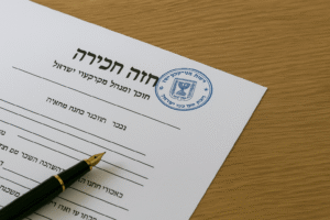 מסמך חכירה חתום על ידי רמ"י – עדכון נוהל חידוש והיוון חכירה ברמ"י